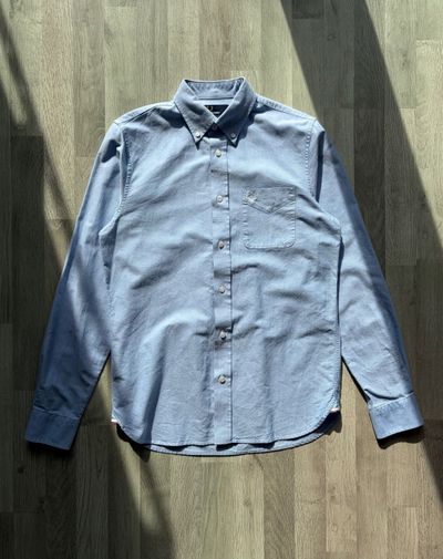 Fred Perry Light Blue Button-Up Shirt