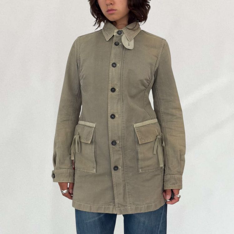 Prada button up trench
