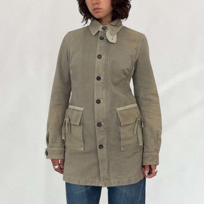 Prada button up trench