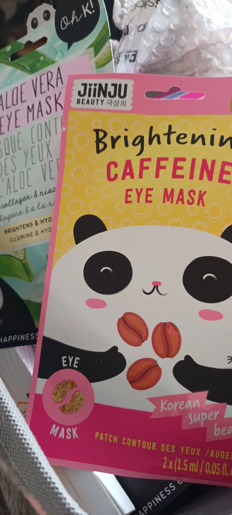 Jiinju Beauty Brightening Caffeine Eye Mask