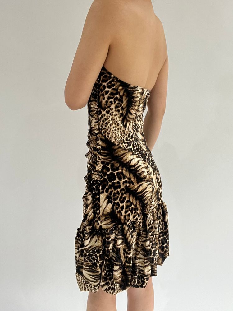 ‼️| brown leopard print dress image 3