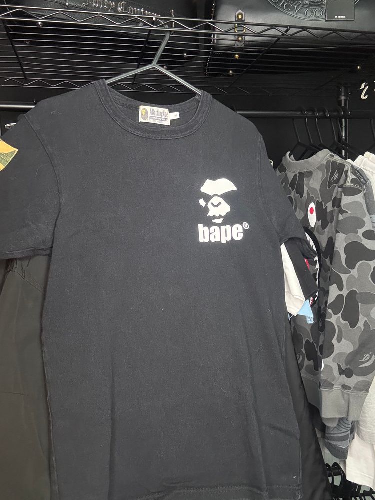 A Bathing Ape (BAPE) Black & Camo T-Shirt