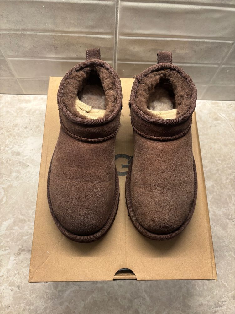 Ugg ultra mini brown brązowe czekoladowe  2