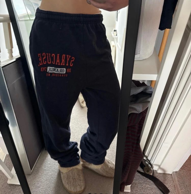 Vintage thrifted Black american Sweatpants