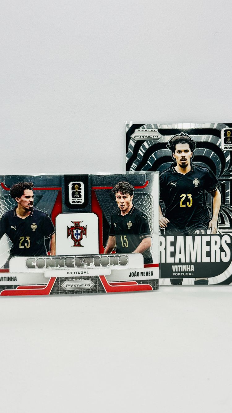 Immagine di x2 - Portugal - Panini Prizm FIFA World Cup 2026 - Connections Joao Neves + Vitinha + Vitinha Screamers 1