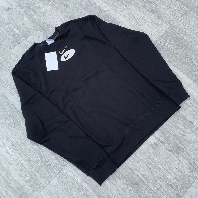 Nike Multi Swoosh League French Terry Sweatshirt - Black [DM5464-010]