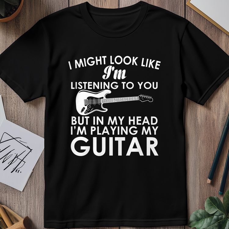 My Head Playing Guitar T-Shirt AU 3