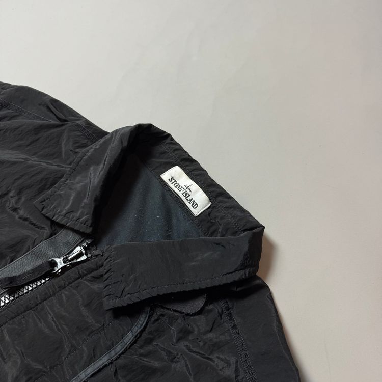 Stone Island Black Nylon Metal Shimmer Over shirt - XXL image 2