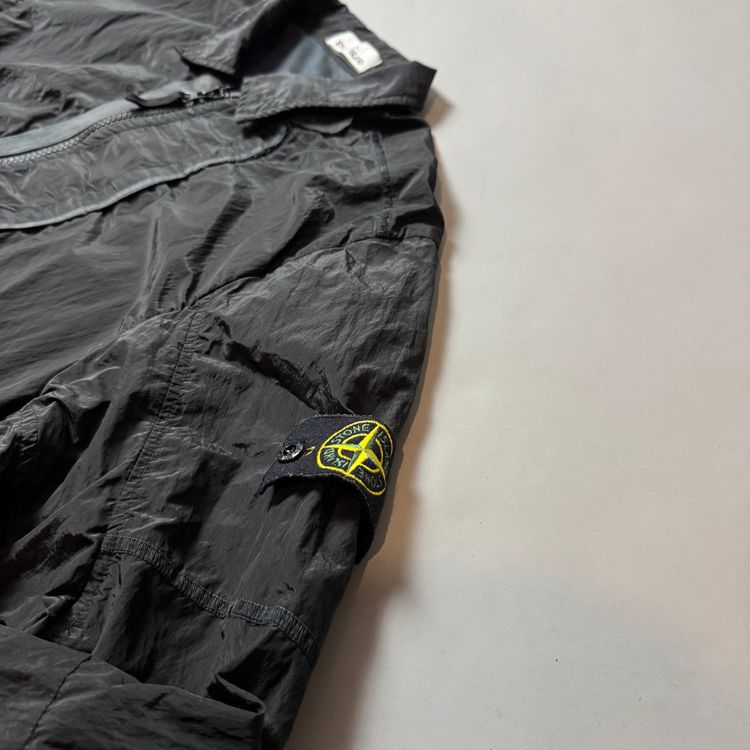 Stone Island Black Nylon Metal Shimmer Over shirt - XXL image 5