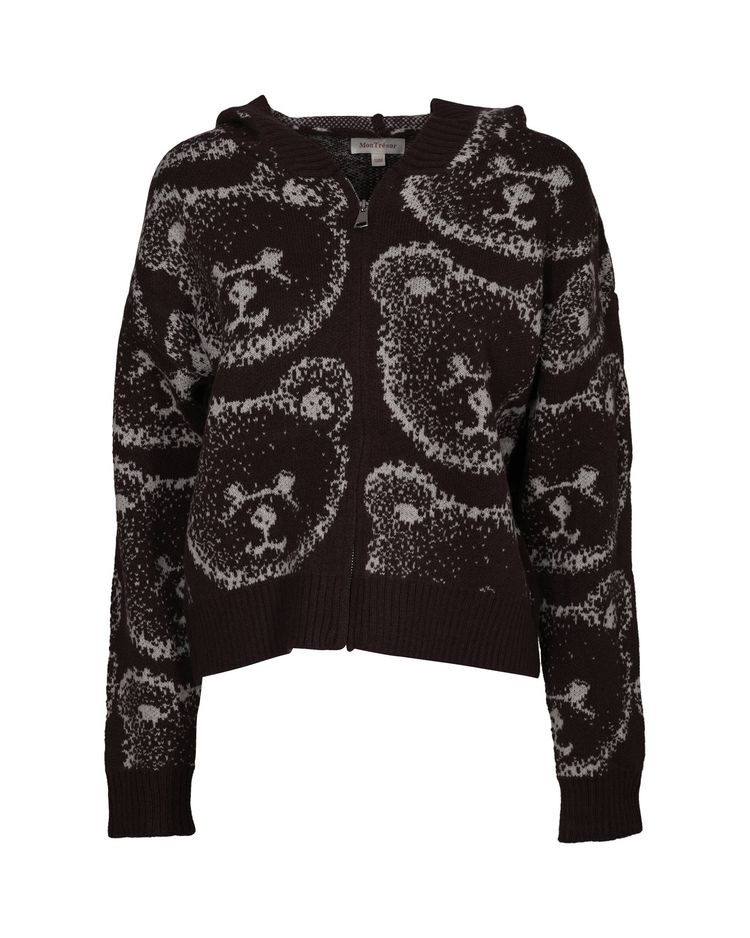 Mon Trésor Womens Hoodie Sweater W4268 image 2