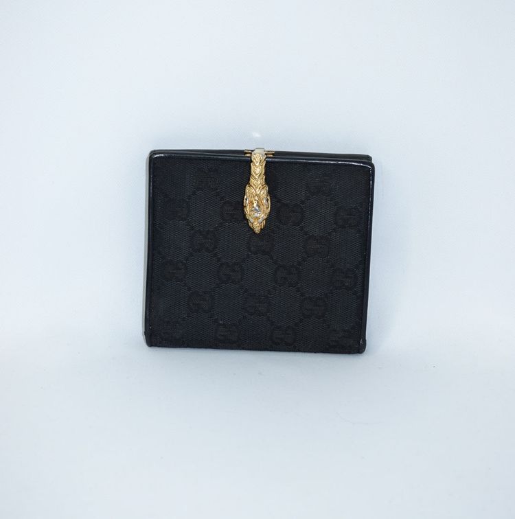 Gucci Black Monogram Wallet