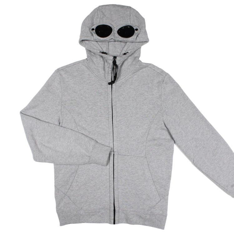 CP Company Small C.P. Company Grey Goggle Zip Hoodie Jacket product image