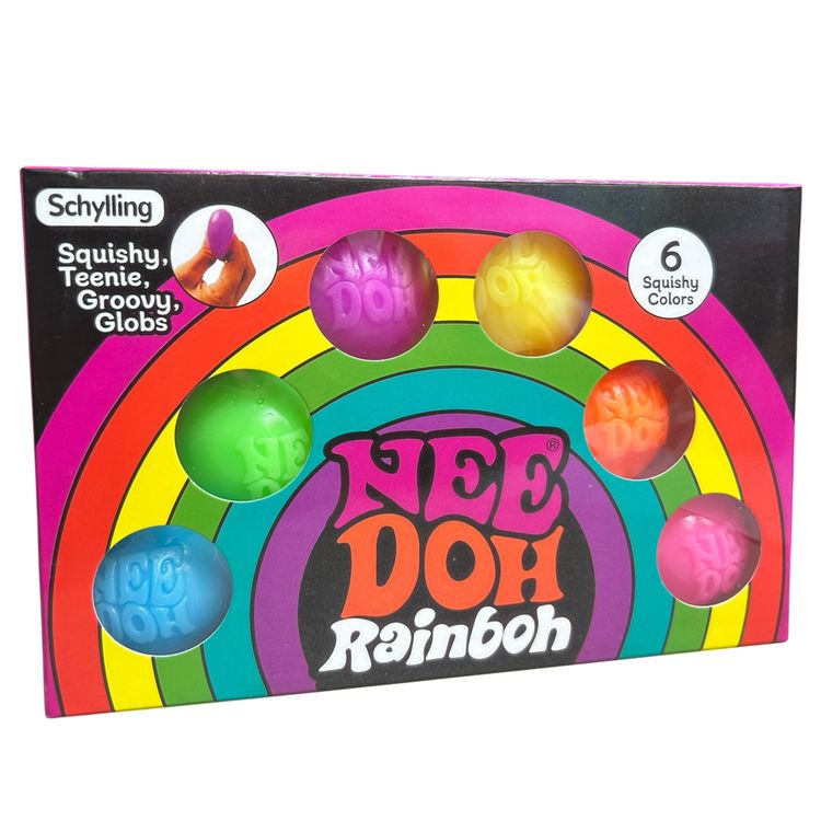 NeeDoh Rainboh Squishy Globs Set of 6