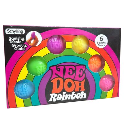 NeeDoh Rainboh Squishy Globs Set of 6
