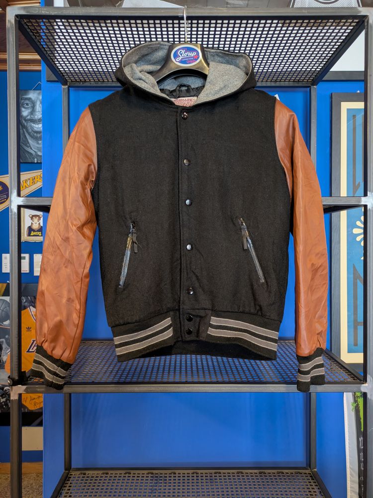 Brooklyn Cloth Varsity Jacket With Hood