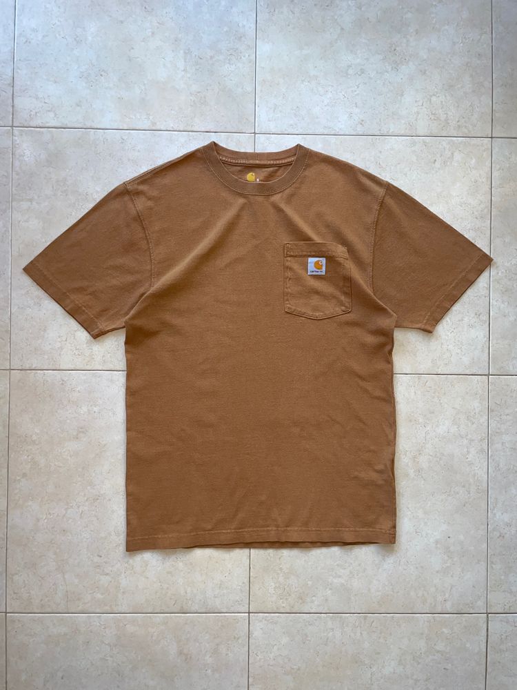 Carhartt Brown Pocket T-Shirt S image 1