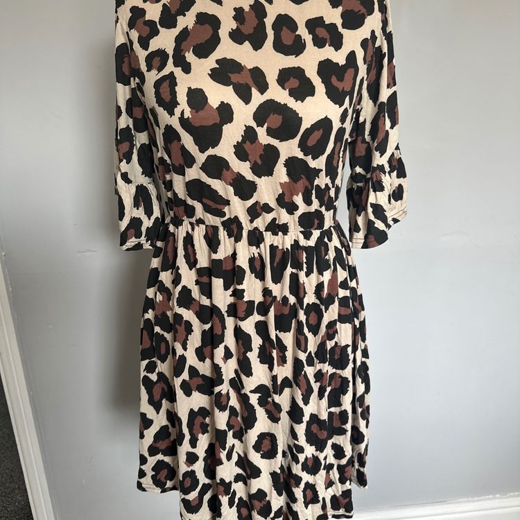 Leopard print dress