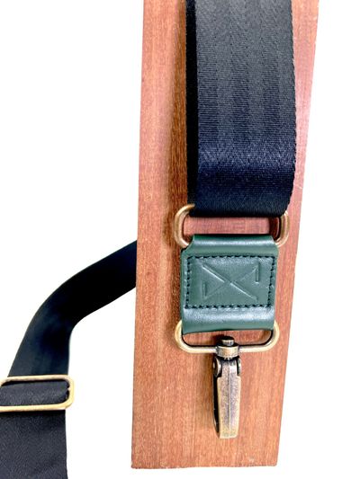 Bandolera regulable lujada Verde Forest 3