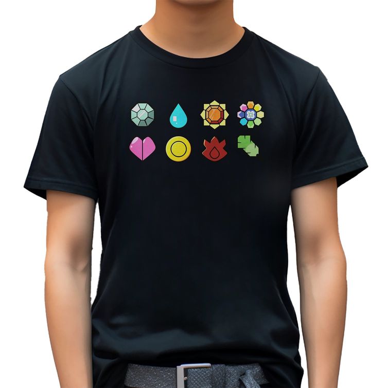 First 8 Badges T-Shirt - Level Up image 2