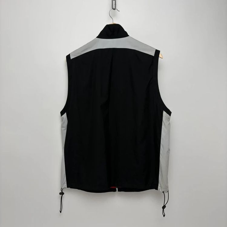 Burberry Golf Vintage Black/Grey Nylon Vest Gilet imagen 5