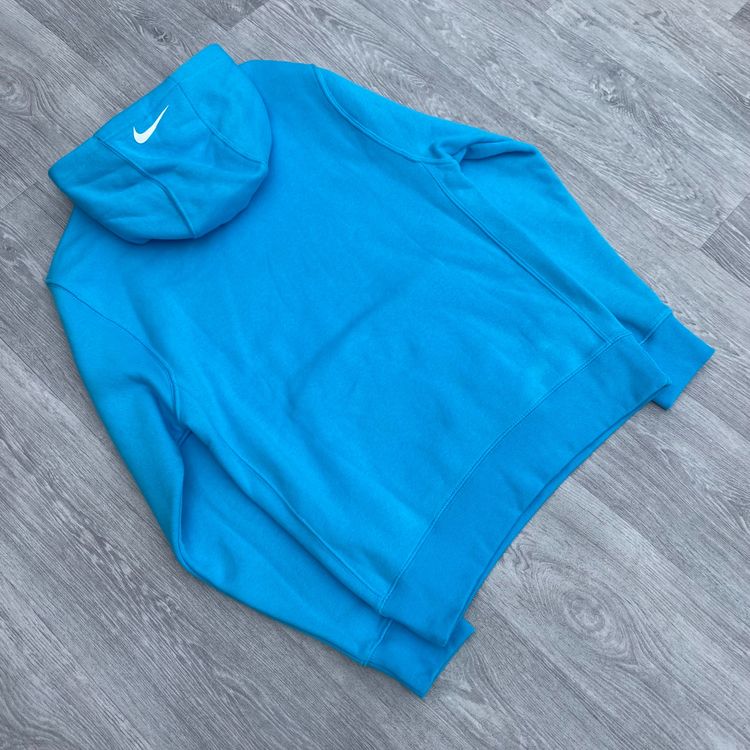 Nike Swoosh Fleece Cargo Full Tracksuit Hoodie Shorts Set - Baltic Blue 4
