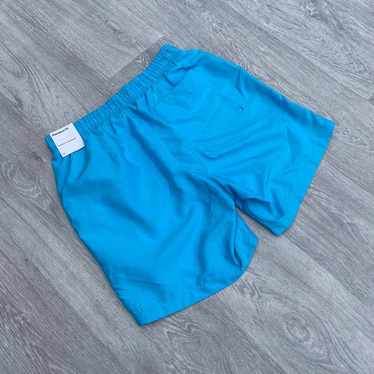 Nike Swoosh Fleece Cargo Full Tracksuit Hoodie Shorts Set - Baltic Blue 8