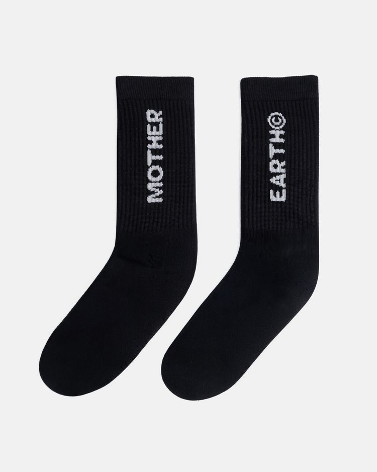 MoEa Socks - Mother Earth - Black