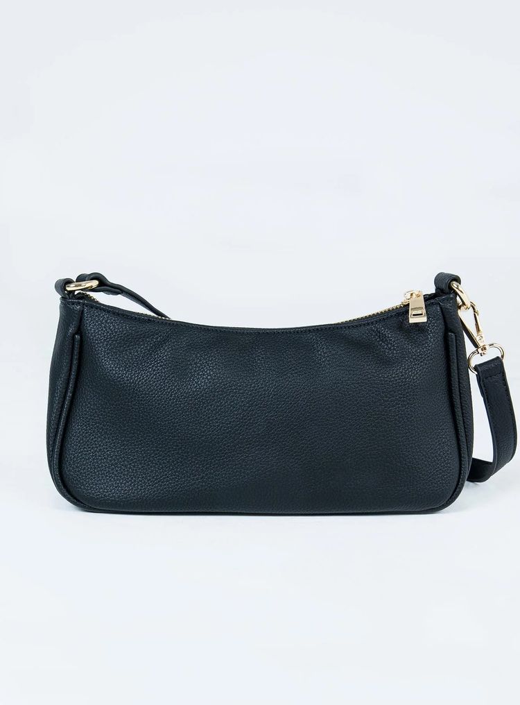 Black Shoulder Bag obraz 4