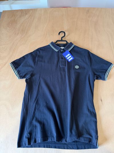 Stone Island Black Polo Shirt 1570 XL