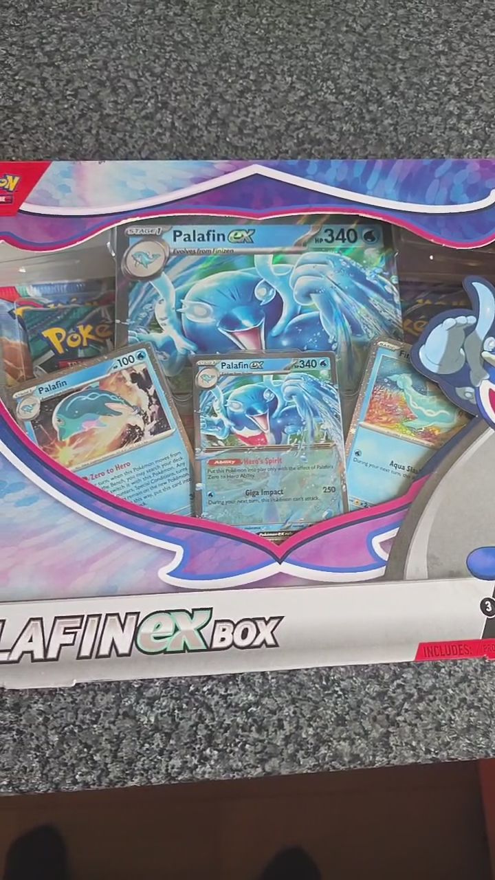 Pokemon TCG Palafin Ex Box imagen 1