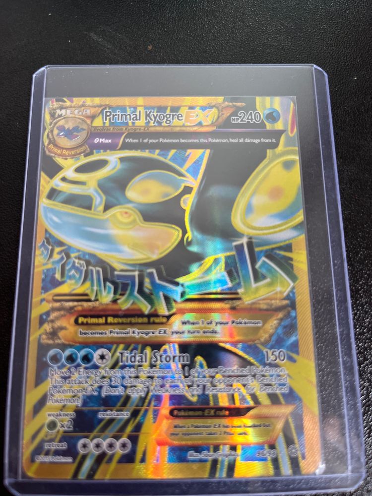 Pokémon Primal Kyogre Ex Pokémon Trading Card product image