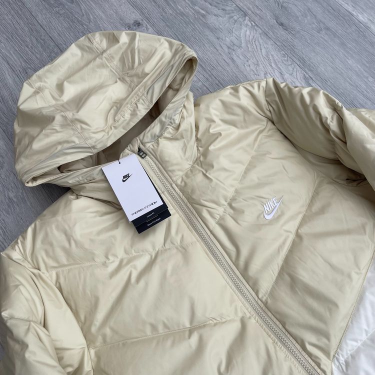 Nike Therma Fit ADV Down Fill Zip Puffer Jacket Coat - Sail  [HQ7790-229] image 2