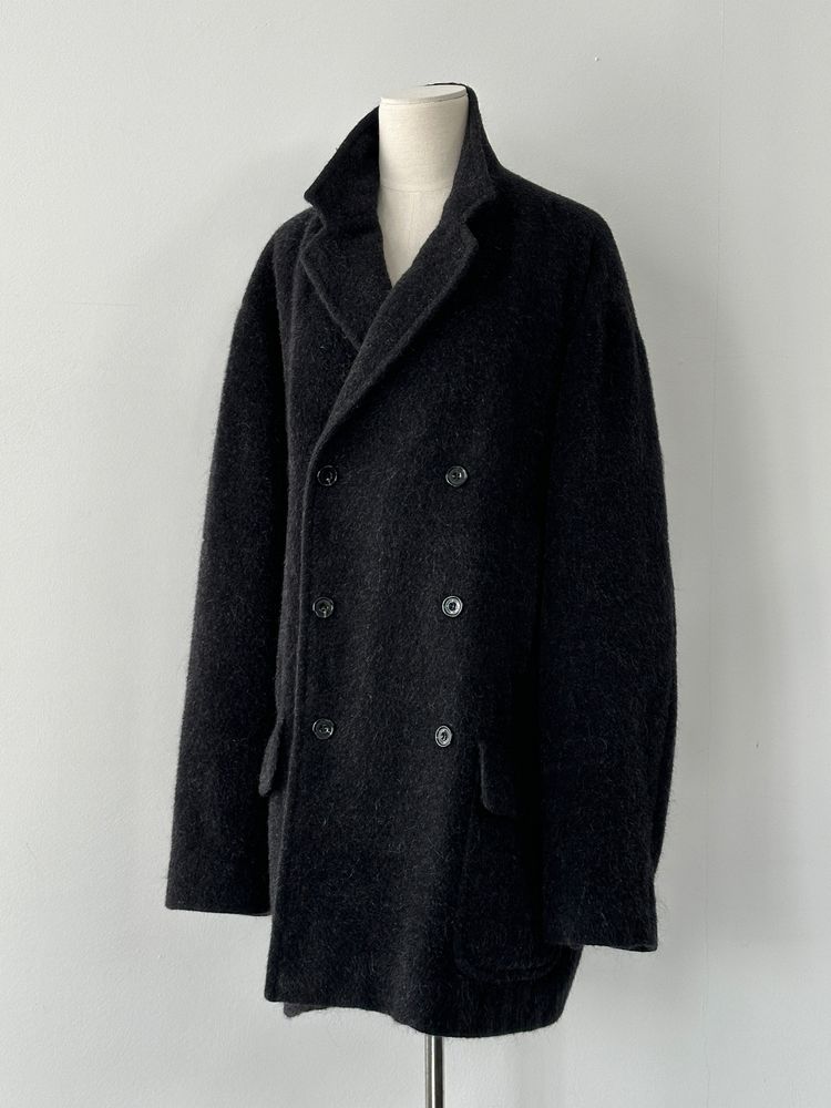 Byblos Italian Vintage 1990s Alpaca Wool Double Breasted Coat - XXL image 1
