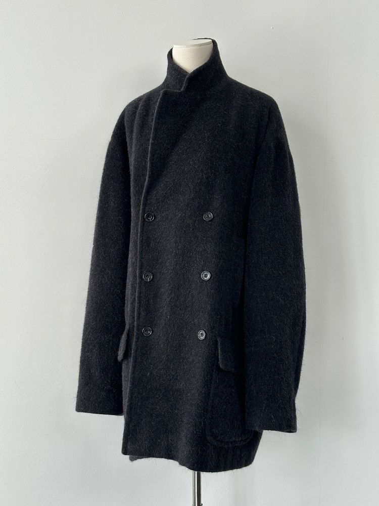 Immagine di Byblos Italian Vintage 1990s Alpaca Wool Double Breasted Coat - XXL 5