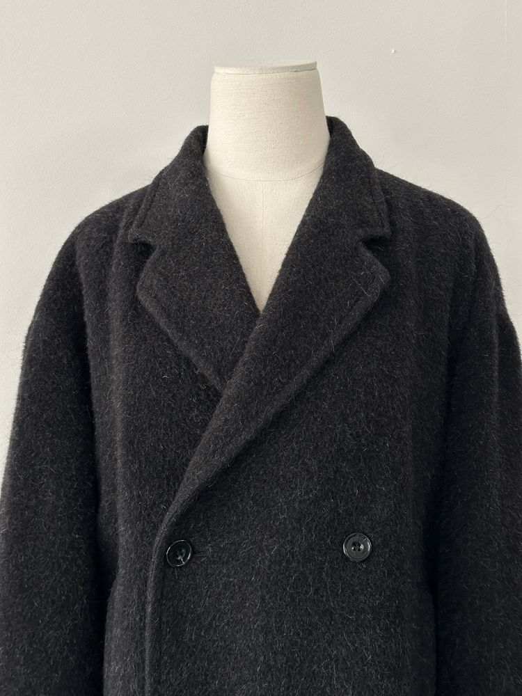 Immagine di Byblos Italian Vintage 1990s Alpaca Wool Double Breasted Coat - XXL 2