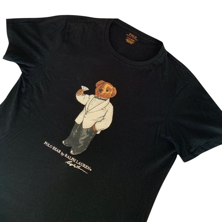 Ralph Lauren Ralph Lauren | polo bear t-shirt | black tee | 8.5/10 condition - general wear | no holes or stains  product image