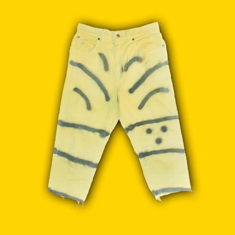 * vintage LISA K DESIGN cropped JEANS * imagen 3