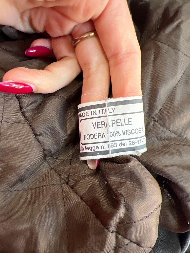 vintage edit sixteen | small brown faux leather dual zip jacket 8
