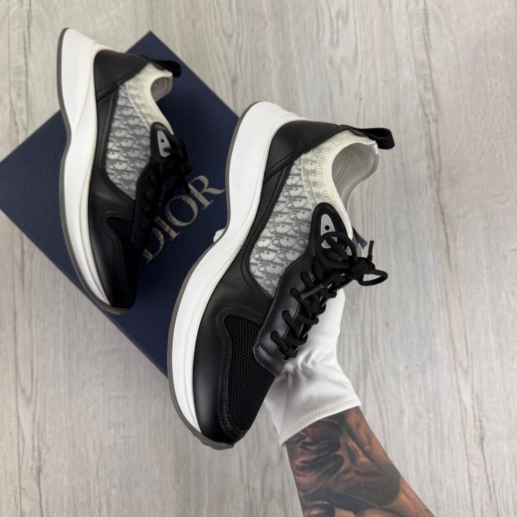 Dior B25 Men’s Black & White Trainers - 40 (Fit Uk 6.5) image 7
