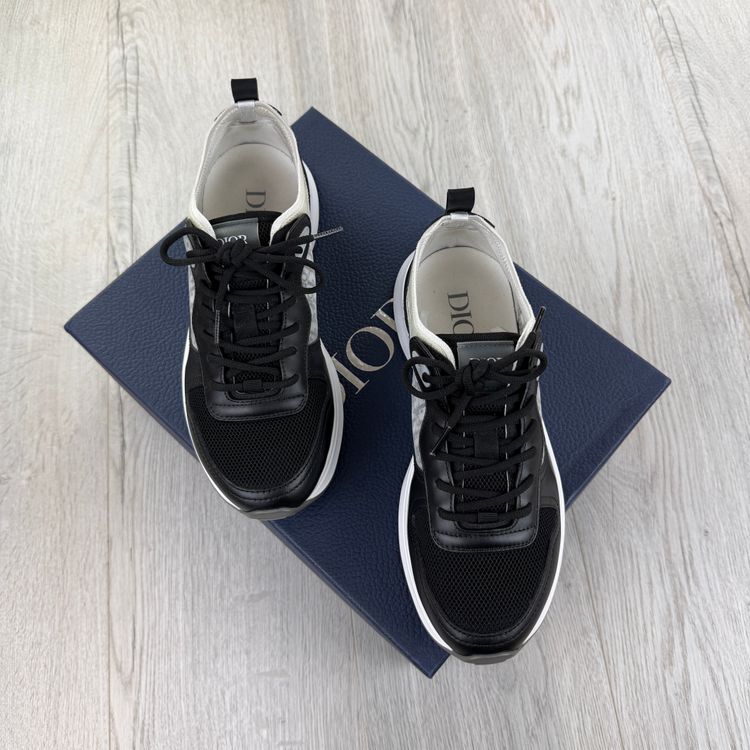 Dior B25 Men’s Black & White Trainers - 40 (Fit Uk 6.5) image 2