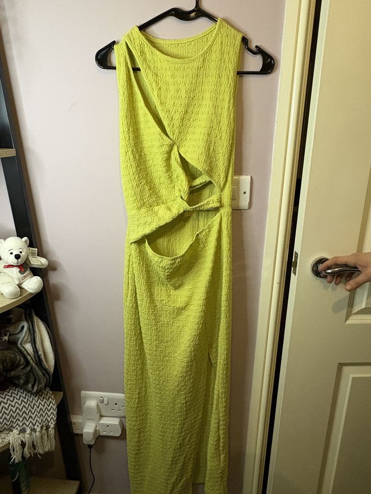 Shein Yellow Sleeveless Dress 2