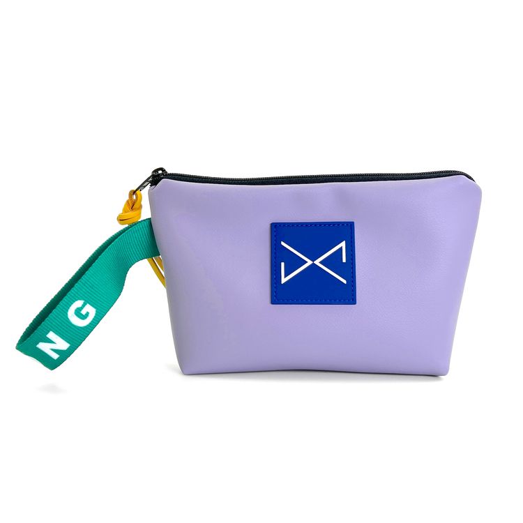 Neceser con asa, color lila image 1