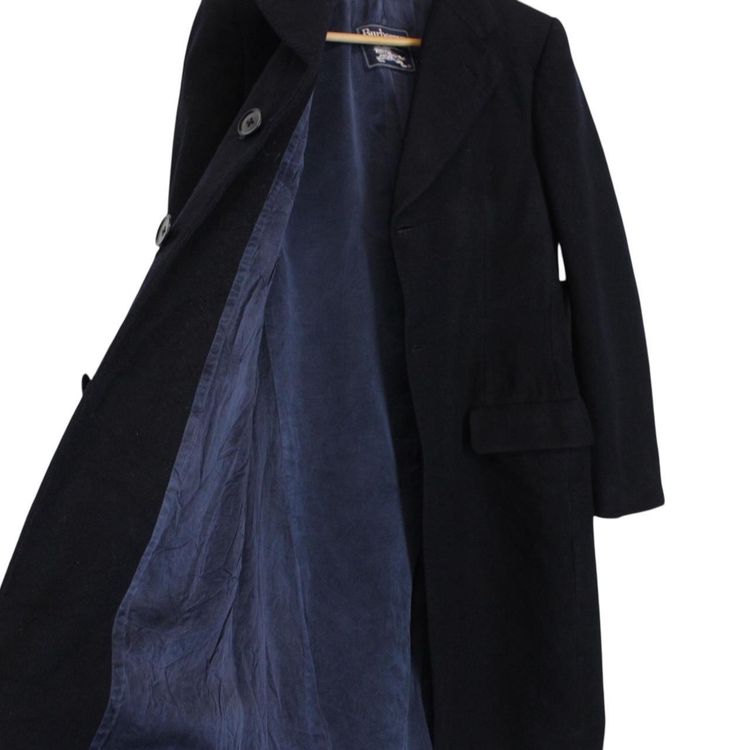 Vintage Burberry Wool Overcoat Medium 5