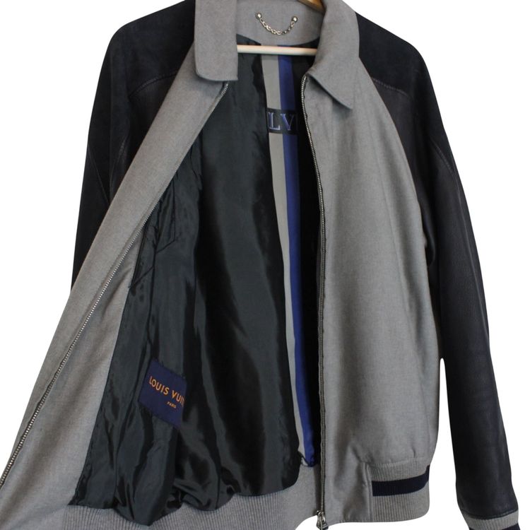 Louis Vuitton Floral Wool/Leather Jacket Large image 4