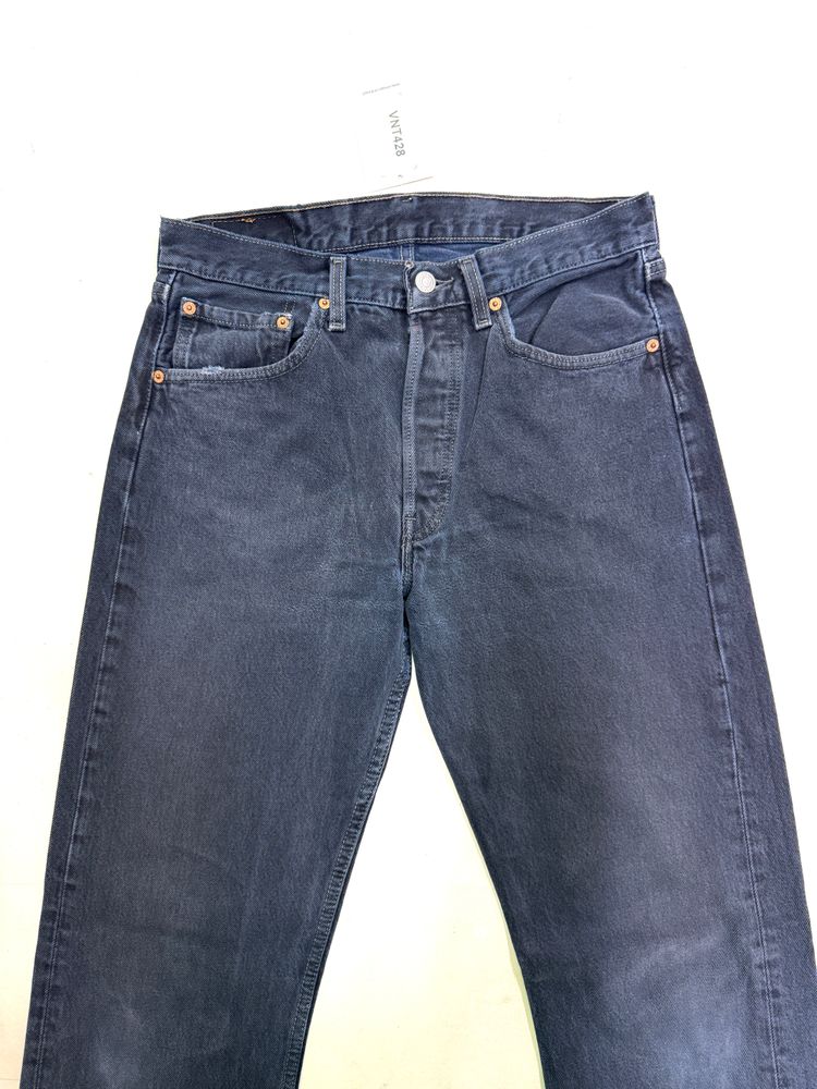 Levi's 501 Blu made in usa W31 L36 vintage anni 90' levis jeans image 10