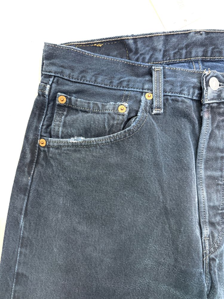 Levi's 501 Blu made in usa W31 L36 vintage anni 90' levis jeans image 3