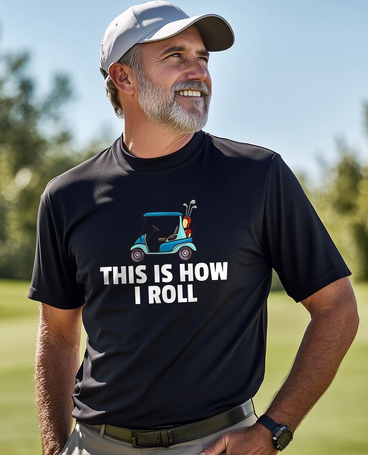Golf Cart Gift T-shirt Swing into AU 8