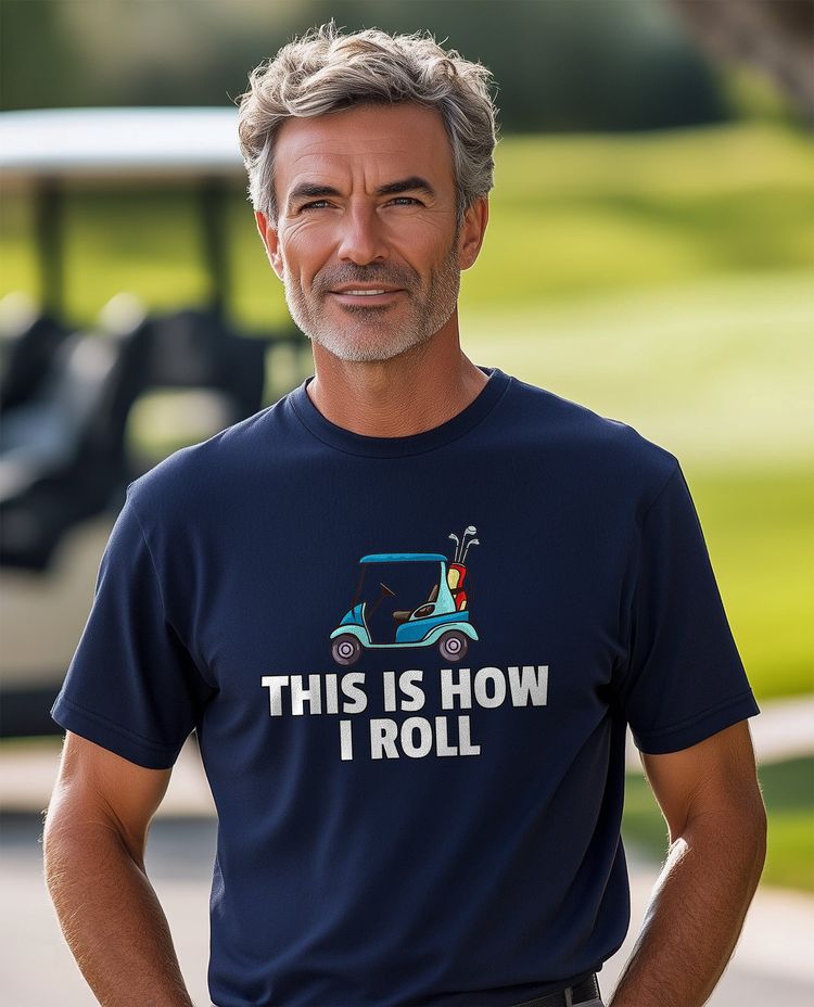 Golf Cart Gift T-shirt Swing into AU 4
