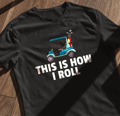 Golf Cart Gift T-shirt Swing into AU 7
