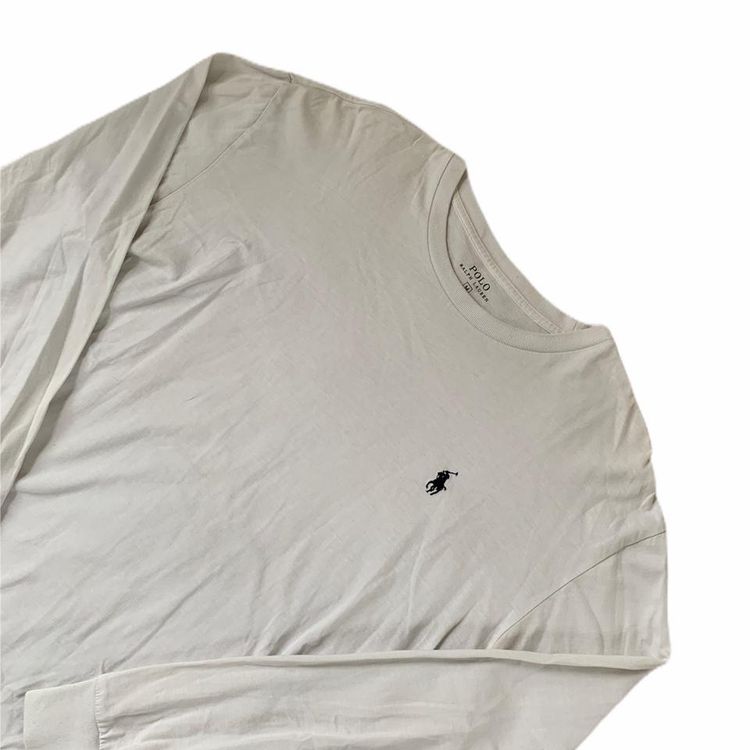 Ralph Lauren Ralph Lauren | white long sleeve top | vintage tee | 8/10 condition - general wear and small marks u product image